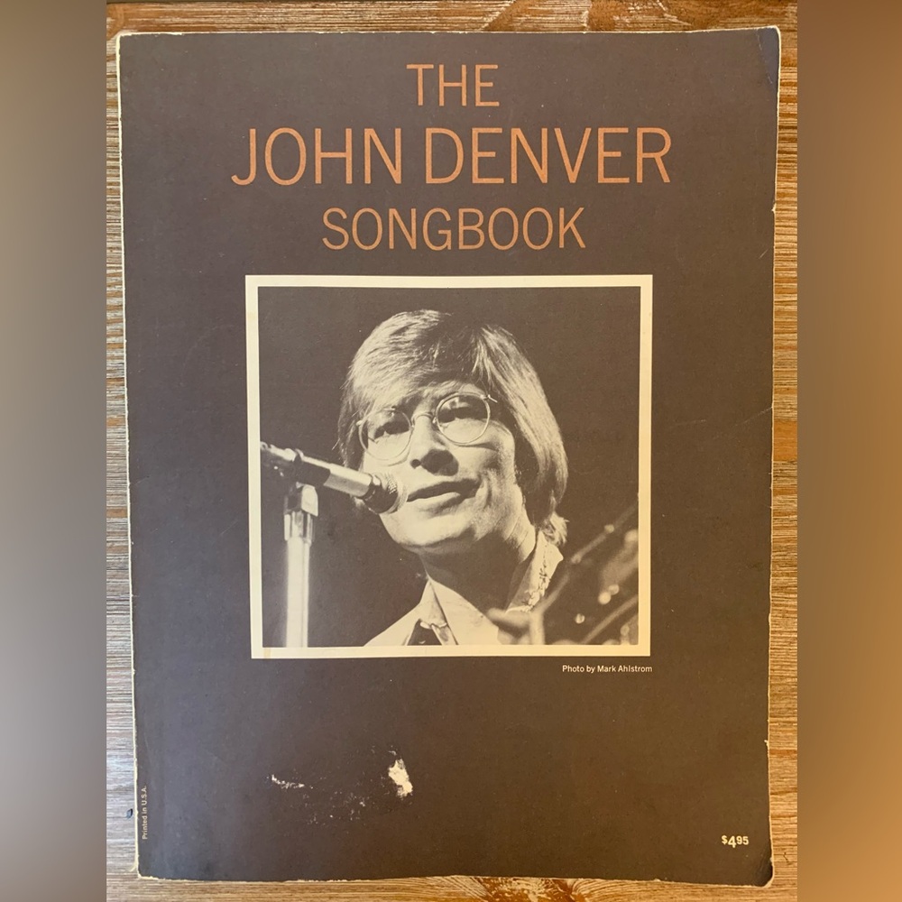 Vintage John Denver Songbook 1971 Music Songs Book 70s